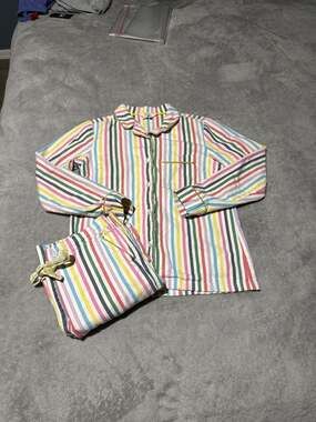 Boden Multicolor Striped Womens 100% cotton Pajama Set size 4